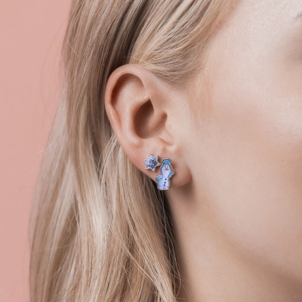 Set 3 paires de boucles d'oreilles - Disney La Reine des Neiges