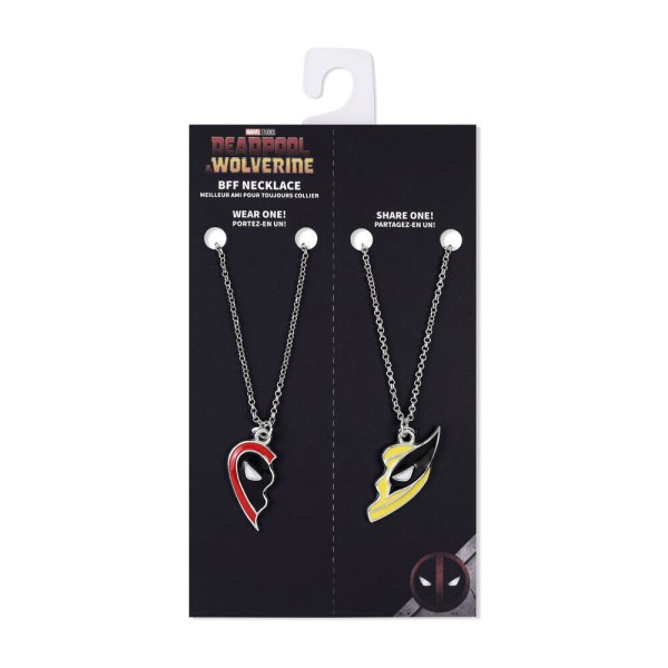 Lot de 2 colliers - Marvel Deadpool & Wolverine