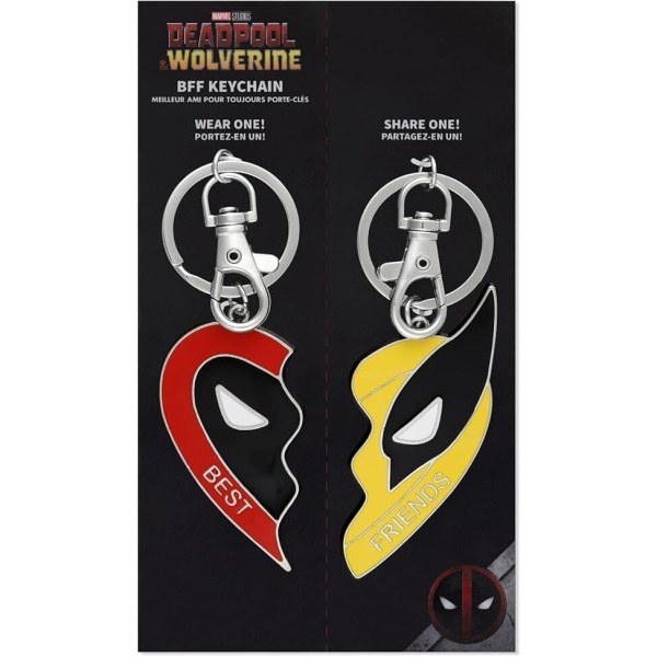 Lot de 2 porte-clés - Marvel Deadpool & Wolverine
