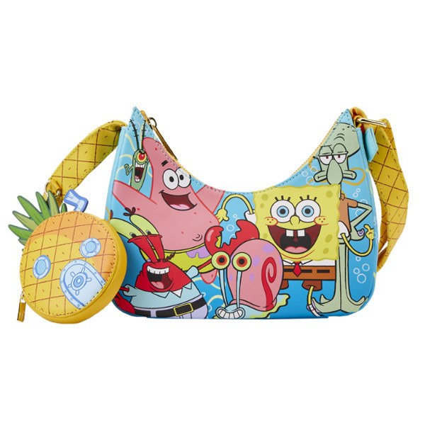 Loungefly Sac A Main Bob l'éponge Eponge Squarepants Group Shot
