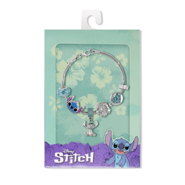 Bracelet à breloques Stitch en argent - Disney