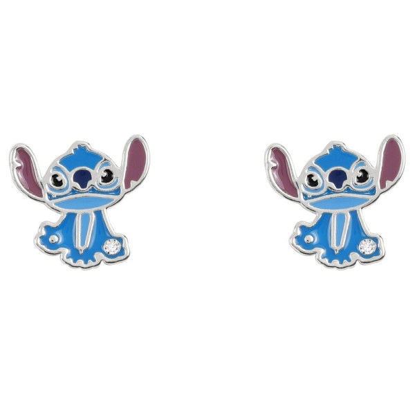 Boucles d'oreilles Stitch en argent - Disney