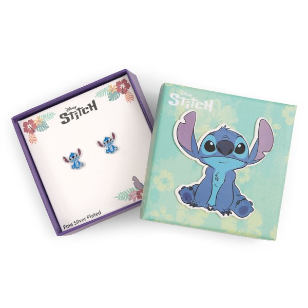 Boucles d'oreilles Stitch en argent - Disney