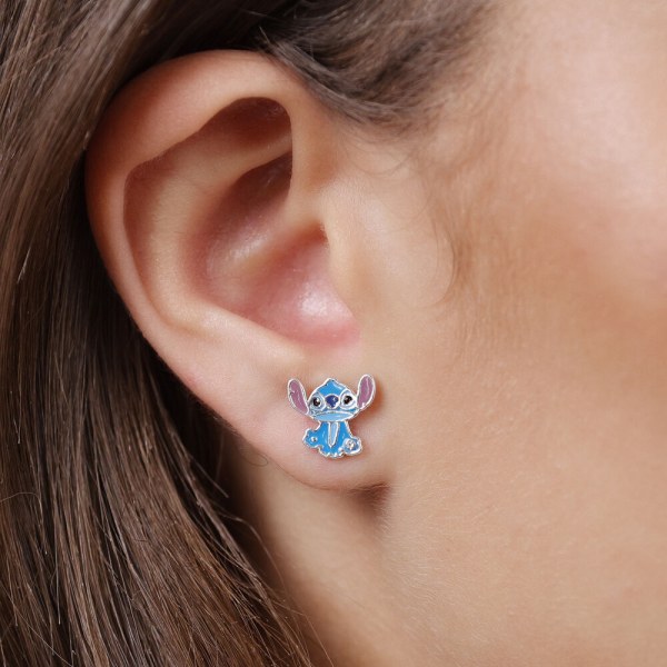 Boucles d'oreilles Stitch en argent - Disney