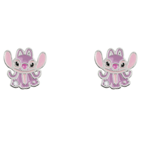 Boucles d'oreilles Angel en argent - Disney Stitch