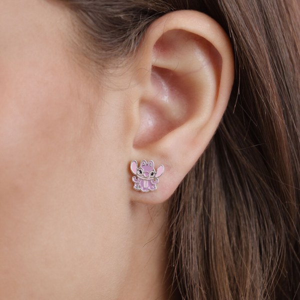 Boucles d'oreilles Angel en argent - Disney Stitch