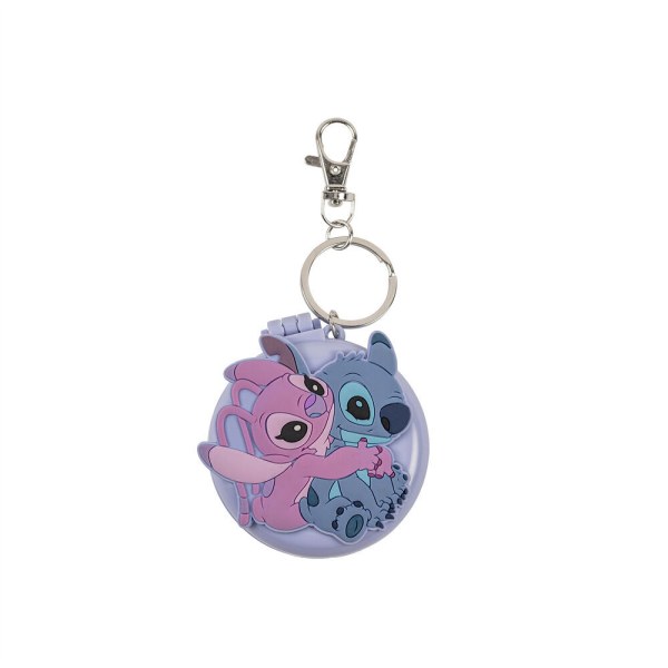Porte-clés brosse et miroir Stitch & Angel - Disney