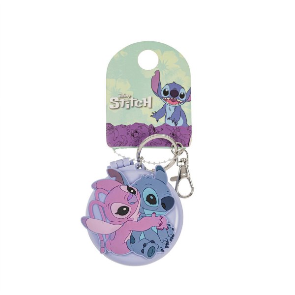 Porte-clés brosse et miroir Stitch & Angel - Disney