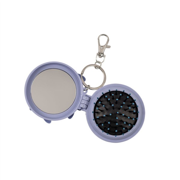 Porte-clés brosse et miroir Stitch & Angel - Disney