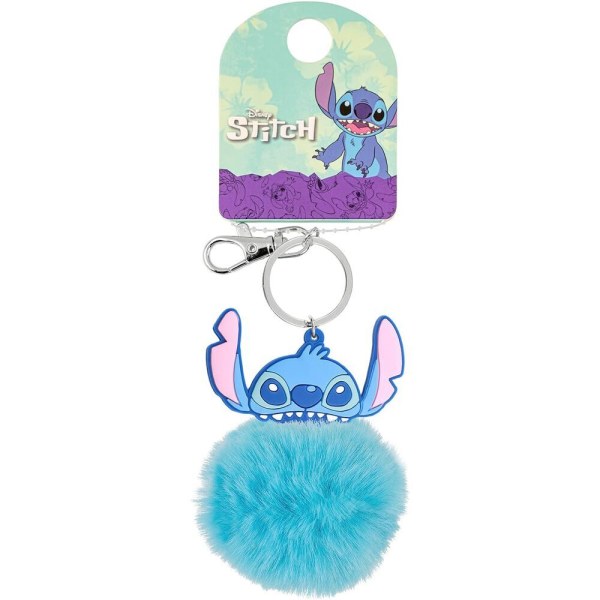Porte-clés pompon Stitch - Disney