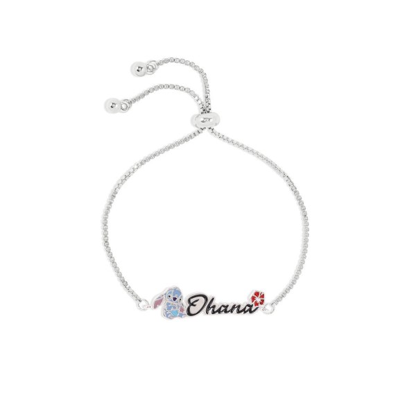 Bracelet Ohana en argent - Disney Stitch