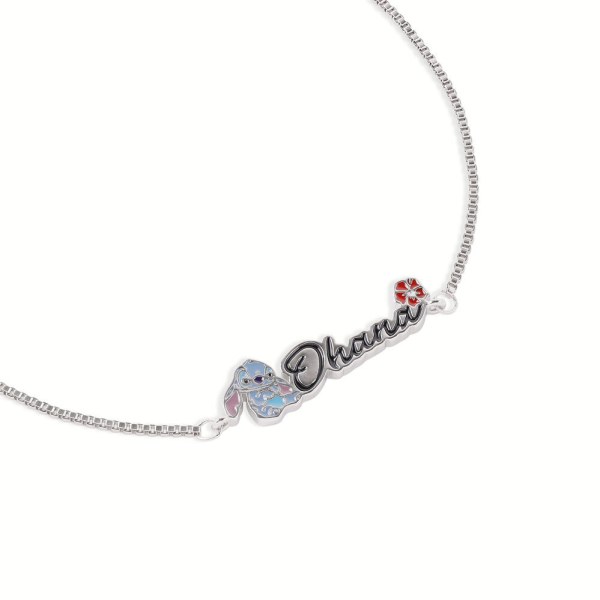 Bracelet Ohana en argent - Disney Stitch