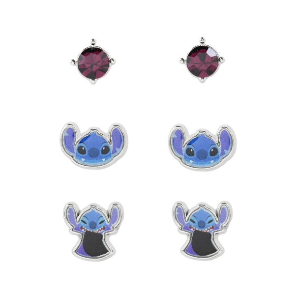 Set de 3 paires de boucles d'oreilles Stitch - Disney