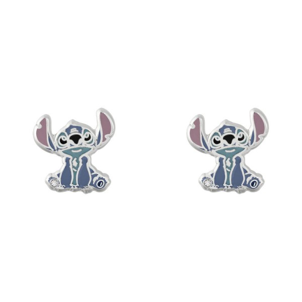 Boucles d'oreilles + coupelle à bijoux Stitch - Disney
