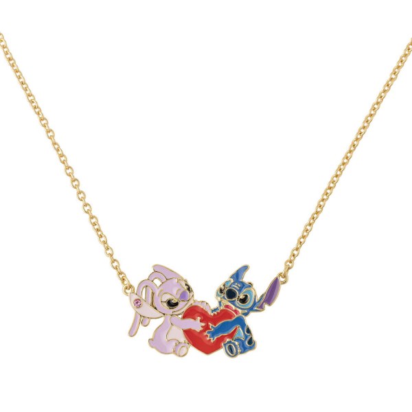 Collier Stitch & Angel - Disney