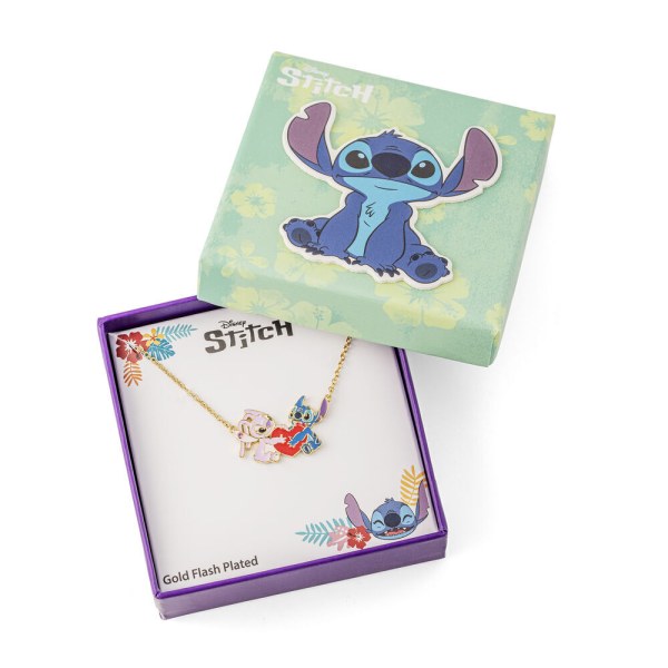 Collier Stitch & Angel - Disney