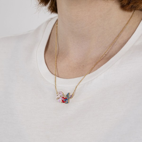 Collier Stitch & Angel - Disney