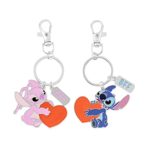 Set de 2 porte-clés Stitch et Angel - Disney