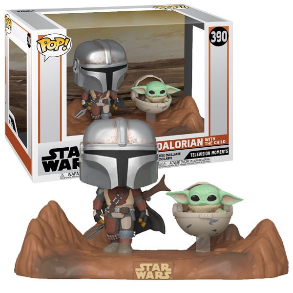 SW Star Wars Pop! 390 Moments du film Mandalorian & Child