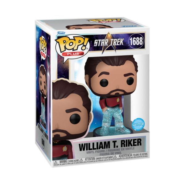 Star Trek Pop Plus! 1688 Transporter Riker