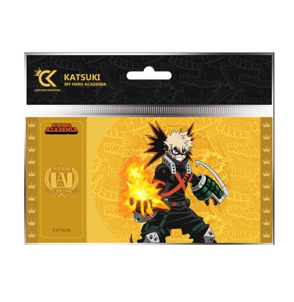 Ticket d'or modèle aléatoire