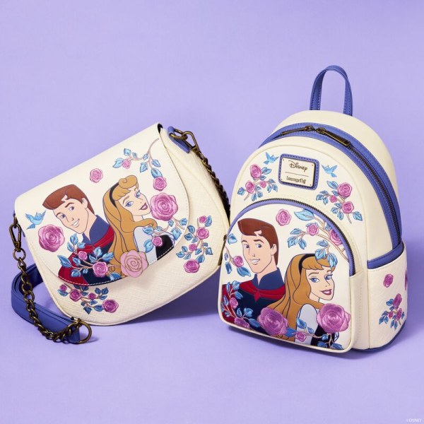 MINI SAC À DOS PRINCESSE AURORE ET PRINCE PHILLIP - LA BELLE AU BOIS DORMANT - DISNEY LOUNGEFLY
