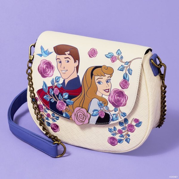 SAC AURORE PRINCESSE AURORE ET PRINCE SAC BANDOULIÈRE - LA BELLE AU BOIS DORMANT - DISNEY LOUNGEFLY