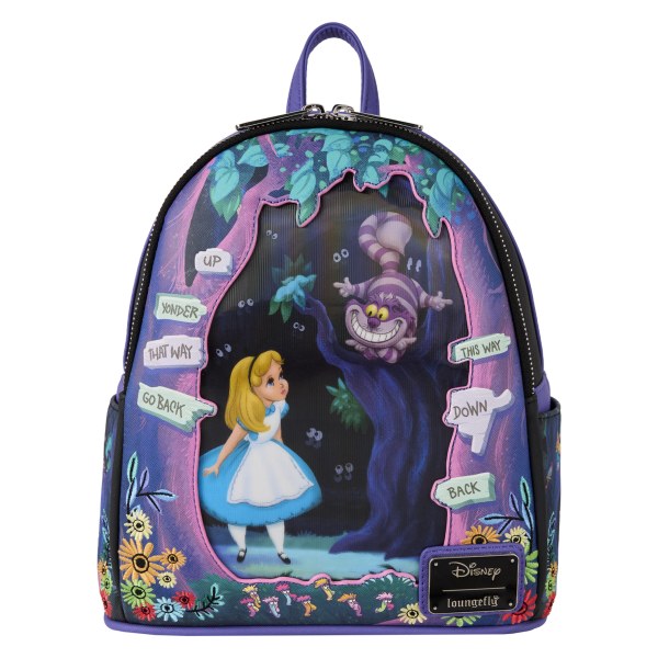MINI SAC À DOS LENTICULAIRE ALICE AU PAYS DES MERVEILLES - DISNEY LOUNGEFLY