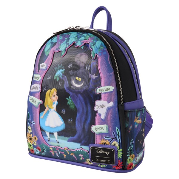 MINI SAC À DOS LENTICULAIRE ALICE AU PAYS DES MERVEILLES - DISNEY LOUNGEFLY