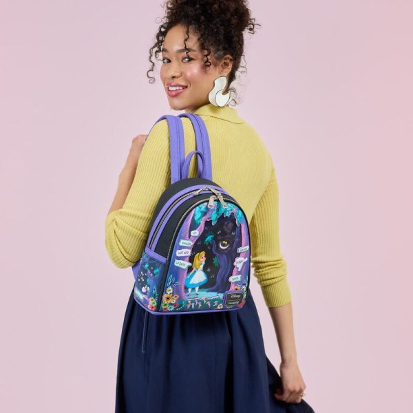 MINI SAC À DOS LENTICULAIRE ALICE AU PAYS DES MERVEILLES - DISNEY LOUNGEFLY