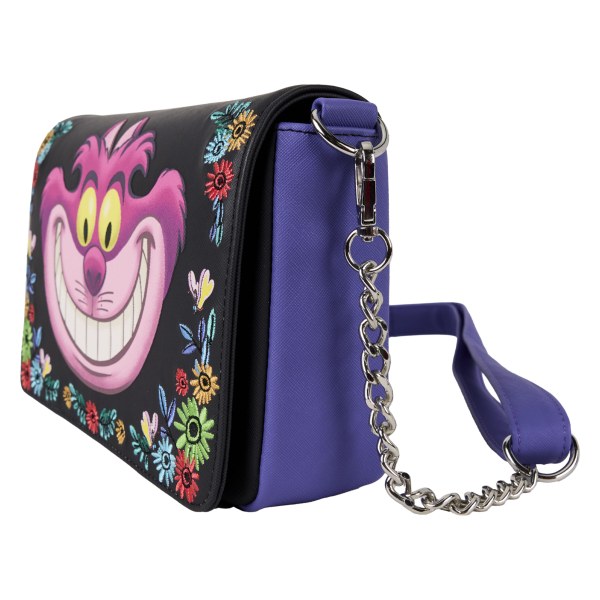 SAC BANDOULIÈRE CHAT CHESHIRE ALICE AU PAYS DES MERVEILLES - DISNEY LOUNGEFLY
