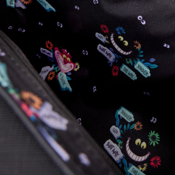 SAC BANDOULIÈRE CHAT CHESHIRE ALICE AU PAYS DES MERVEILLES - DISNEY LOUNGEFLY