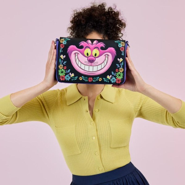 SAC BANDOULIÈRE CHAT CHESHIRE ALICE AU PAYS DES MERVEILLES - DISNEY LOUNGEFLY