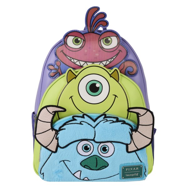 SAC À DOS À TROIS POCHES MONSTRES ET CIE - DISNEY-PIXAR LOUNGEFLY