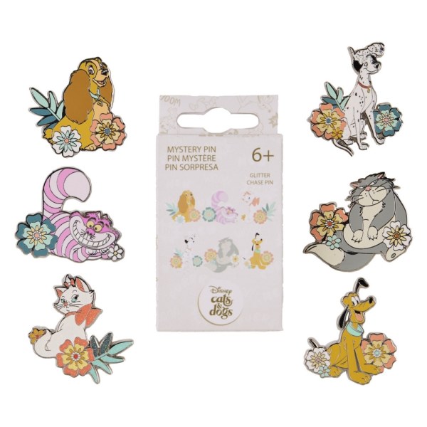 Pin's Mystery Box fleuri pour chiens et chats - DISNEY LOUNGEFLY
