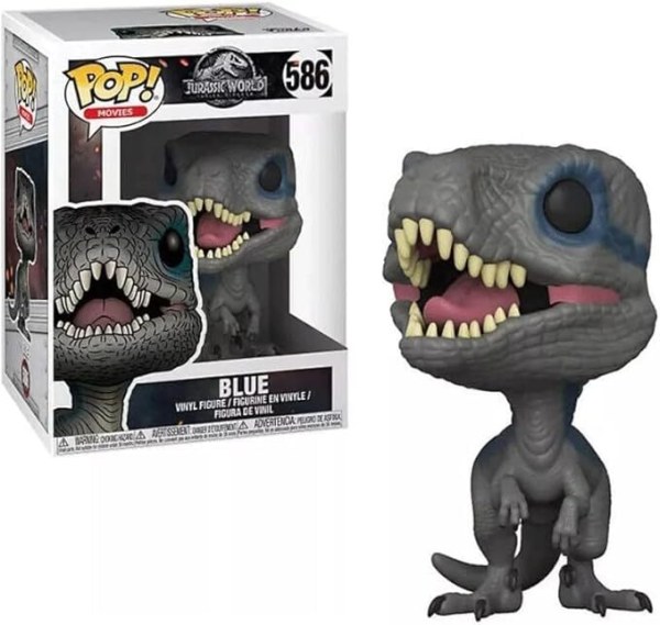 Jurassic World Pop! 586 Vélociraptor bleu
