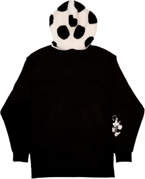 Sweat à capuche Sherpa Minnie Rocks the Dots - DISNEY LOUNGEFLY