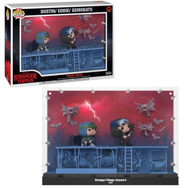 Stranger Things Pop! 05 Moments Deluxe Dustin & Eddie Groupe de métal