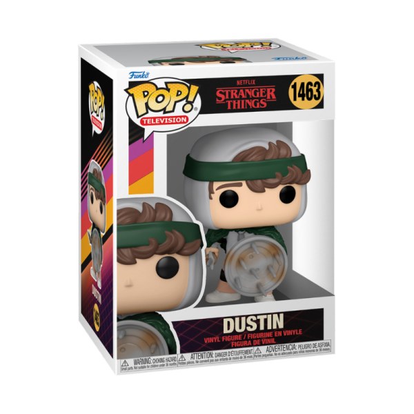 Stranger Things Saison 4 Pop! 1643 Hunter Dustin Shield