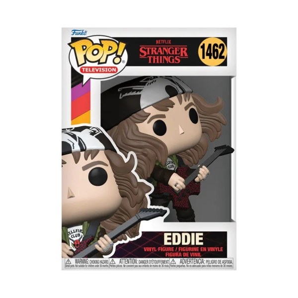 Stranger Things Saison 4 Pop! 1462 Hunter Eddie Guitare