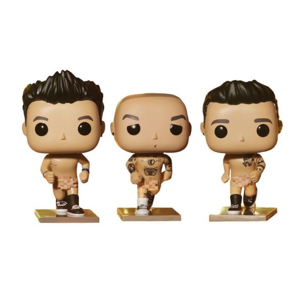 Rocks Pop Blink 182 Lot de 3 Nu Exclu