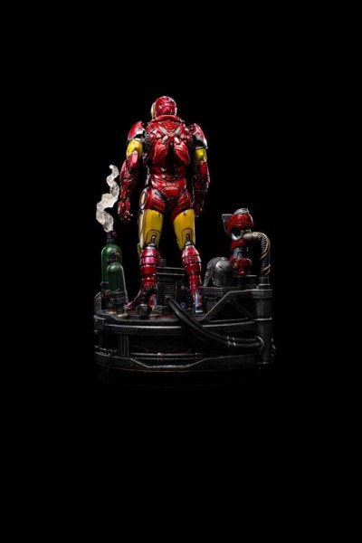 Marvel statuette 1/10 Deluxe Art Scale Iron Man Unleashed 23 cm - Emballage abîmé