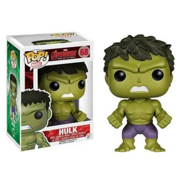 Figurine articulée en vinyle Avengers Age of Ultron POP! 68, Hulk , 10 cm