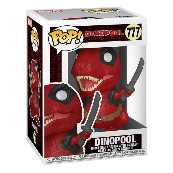 Figurine Marvel Deadpool 30e anniversaire POP! 777 Vinyle Dinopool 9 cm