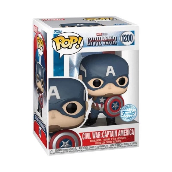 Figurine en vinyle Marvel POP! 1200 Animation Captain America Exclusive 9 cm