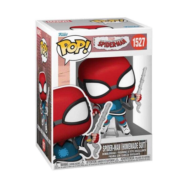 Figurine en vinyle Spider-Man POP! 1527 du sympathique quartier, Proto Suit Spider-Man 9 cm