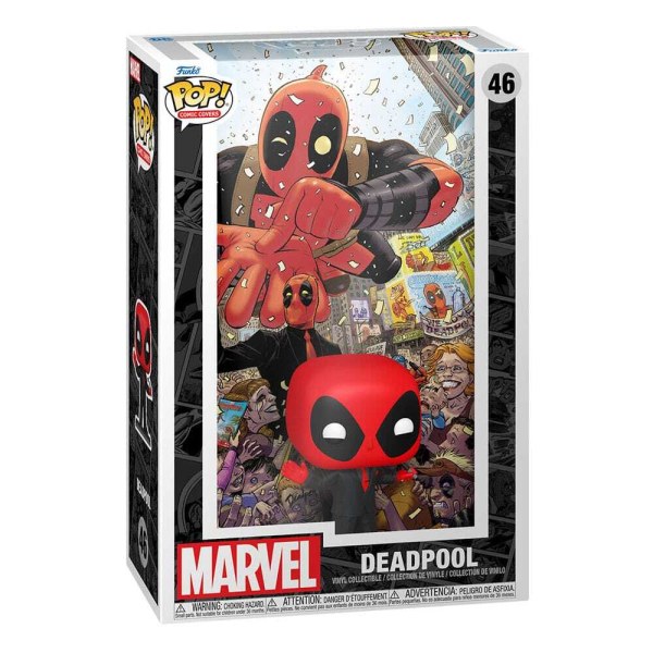 FUNKO POP! 46 Comic Couverture Deadpool en Costume Noir - Marvel Deadpool (2025)