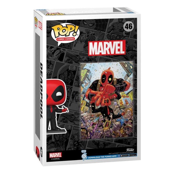 FUNKO POP! 46 Comic Couverture Deadpool en Costume Noir - Marvel Deadpool (2025)