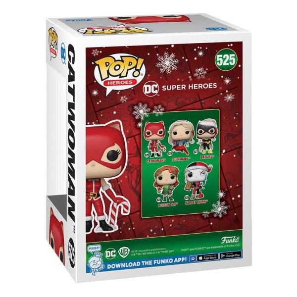 Figurine en vinyle DC Comics POP! 525 Heroes Holiday '24 - Catwoman 9 cm