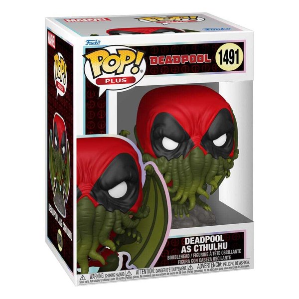 Figurine en vinyle Marvel POP! 1491 Plus Deadpool en Cthulhu 9 cm